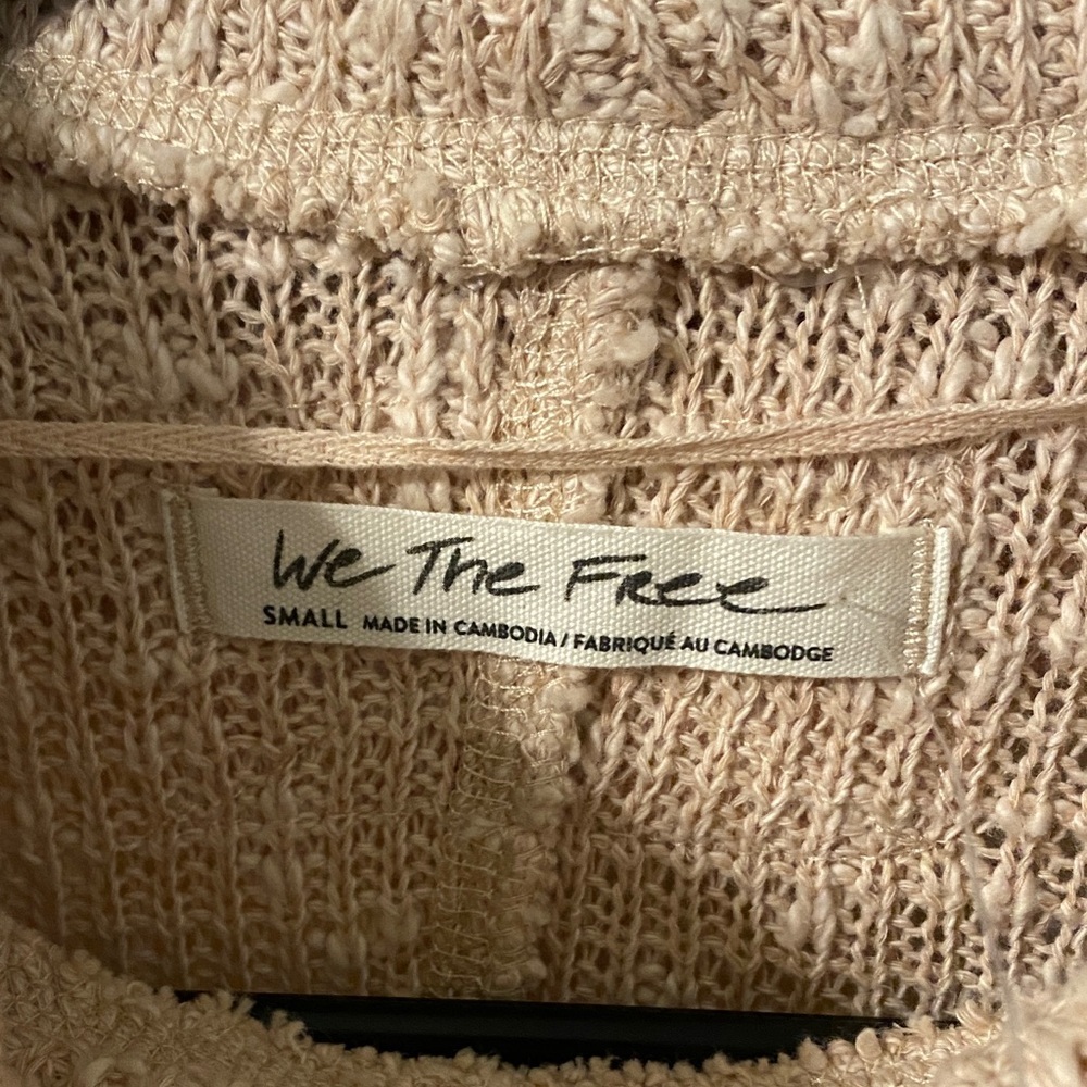 We The Free Cozy Beige Cowl Neck Sweater - Picture 4 of 9